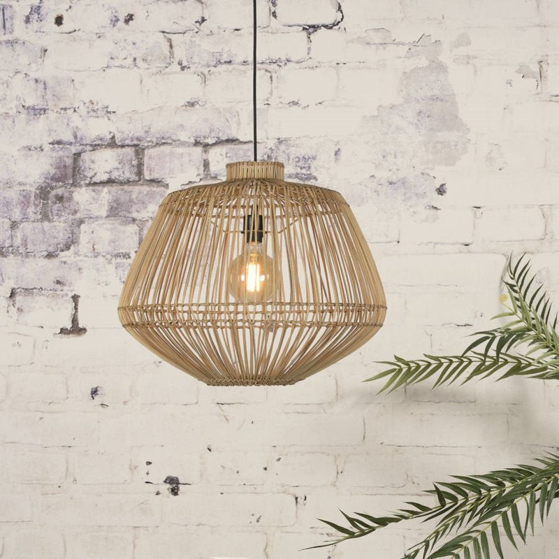 Madagascar Natural Rattan Suspension Ø60 cm