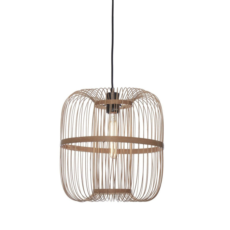 Hokkaido Natural Bamboo Pendant Light 38 cmSuspension Hokkaido Bambou Naturel 38 cm