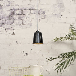 Suspension Amazon Caoutchouc Recyclé Noir 15 cm