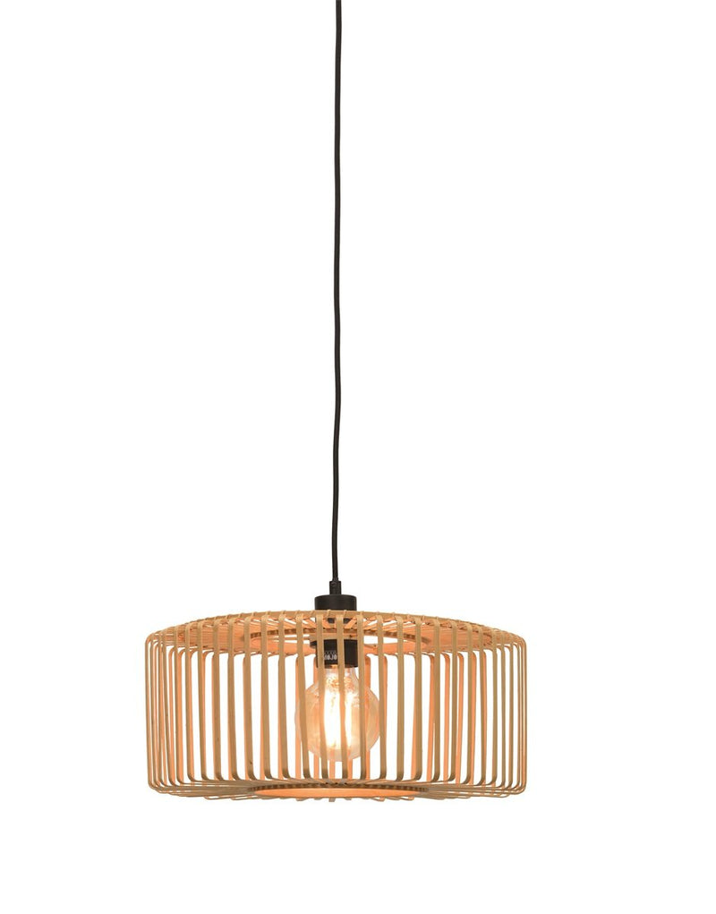 Suspension Bromo Bambou et Fer Naturel Ø60 cm
