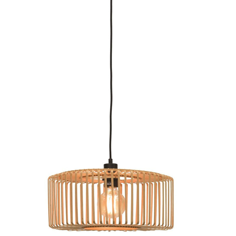 Suspension Bromo Bambou et Fer Naturel Ø40 cm