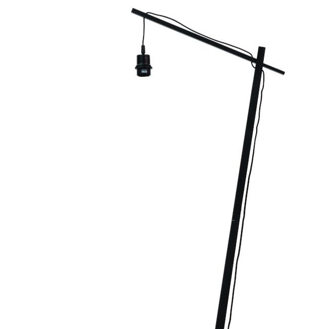 Lampadaire Kalimantan Bambou Naturel et Noir 176 cm