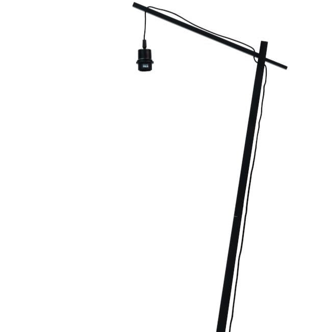 Lampadaire Bali Bambou Naturel et Noir 176 cm