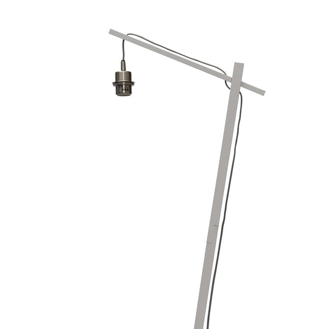 Lampadaire Ibiza Bambou Blanc et Naturel 150 cm