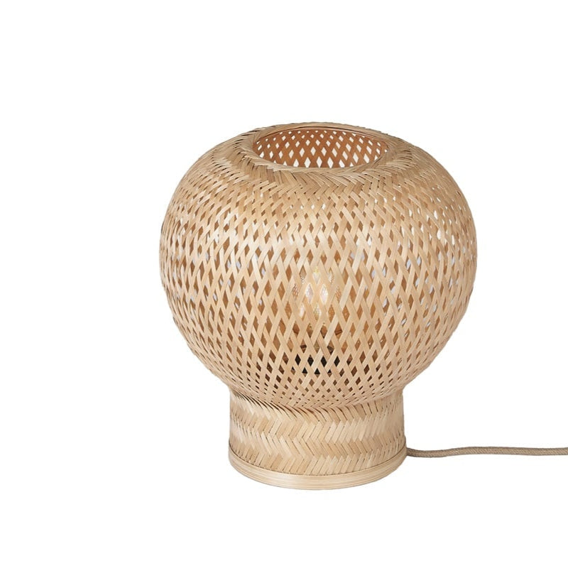 Lampe de Table Barbados Bambou Naturel 25 cm