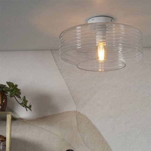 Plafonnier Verre Transparent Verona