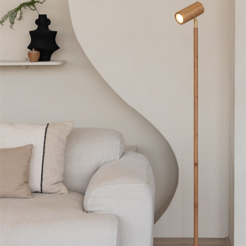 Lampadaire Java Bambou Naturel LED