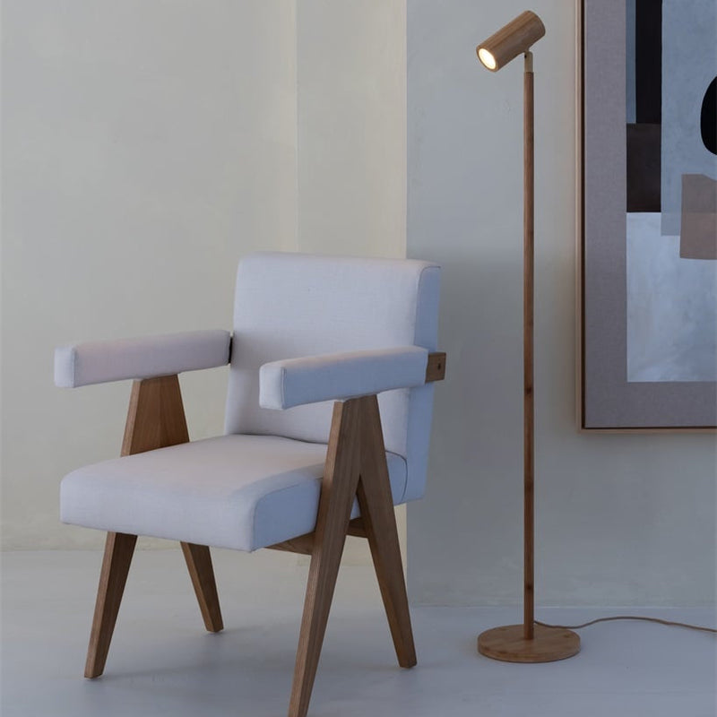 Lampadaire Java Bambou Naturel LED