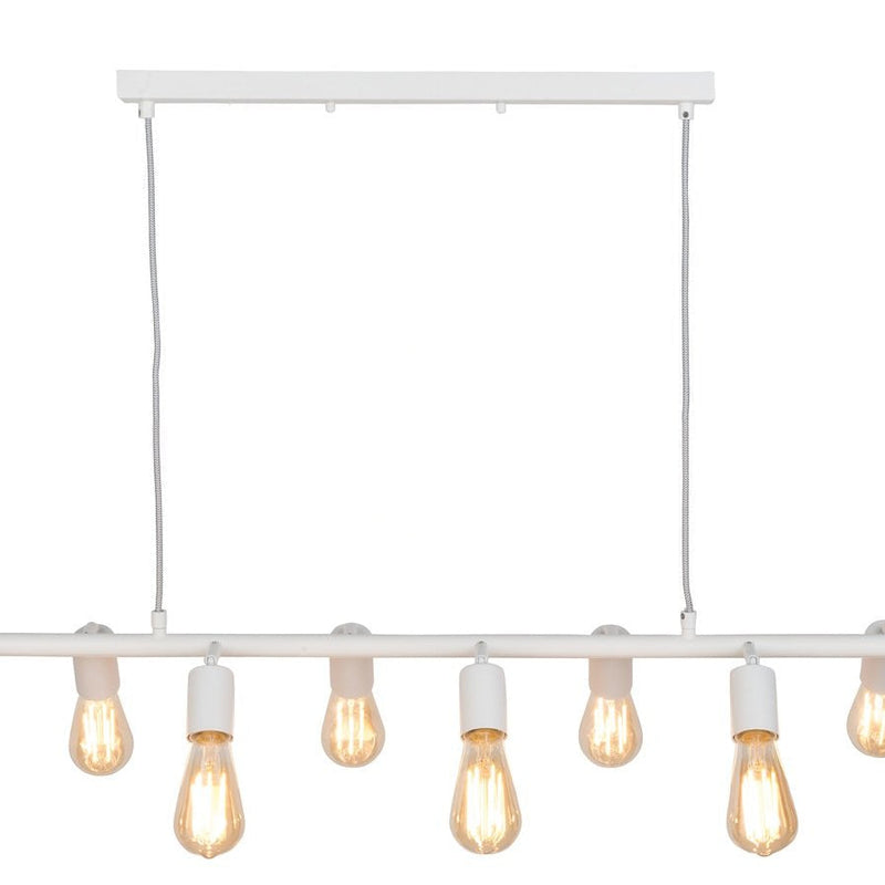 Suspension Blanche Miami 8 Bras Design