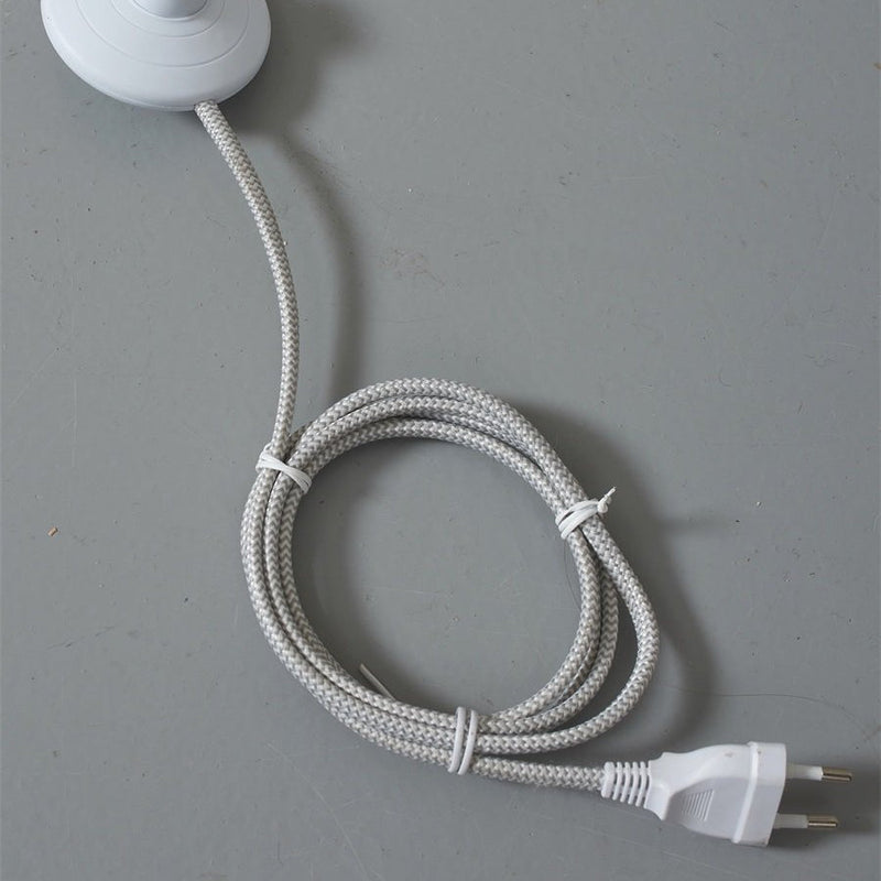 Lampadaire Havana Fer Blanc à Double Lumière 161 cm