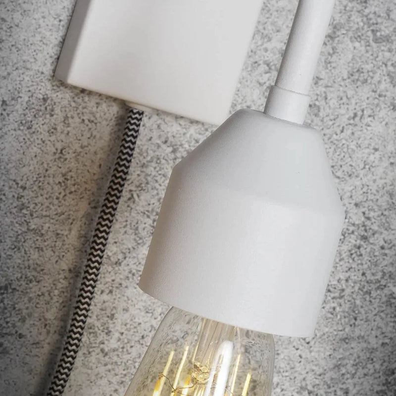 Applique Murale Madrid Fer Blanc S
