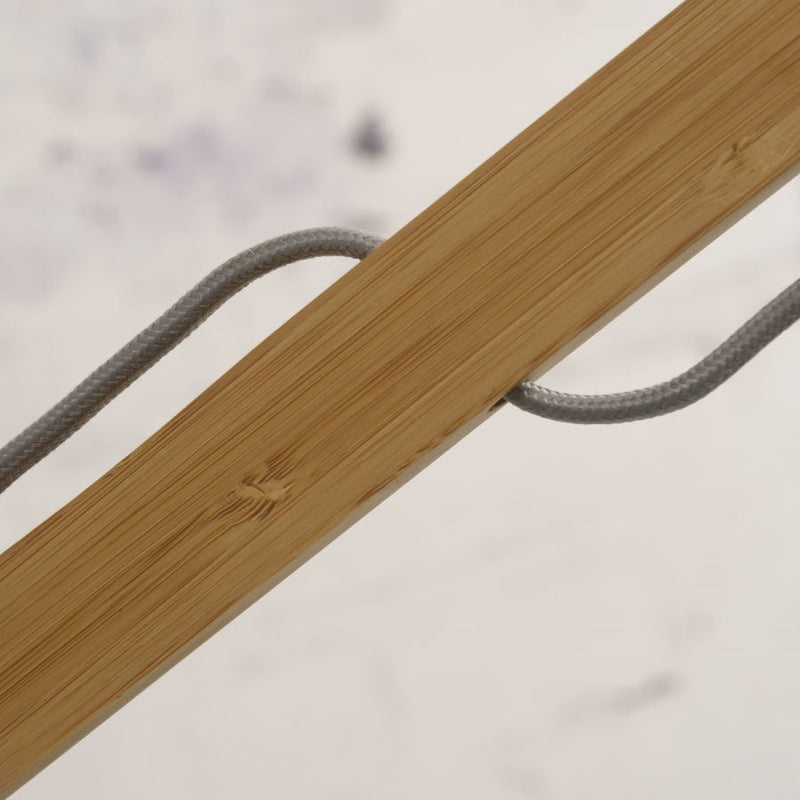 Lampadaire Kalimantan Bambou Naturel et Noir 218 cm