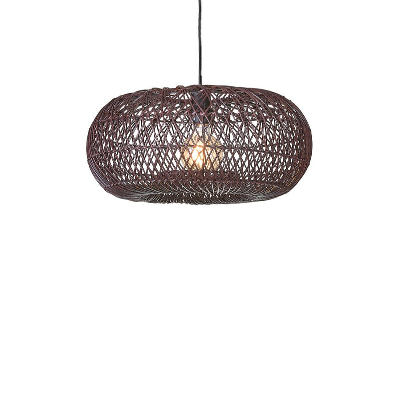 Suspension Arizona Bambou Bordeaux 50 cm