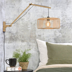 Applique Murale Bromo Bambou Naturel 40x18 cm L