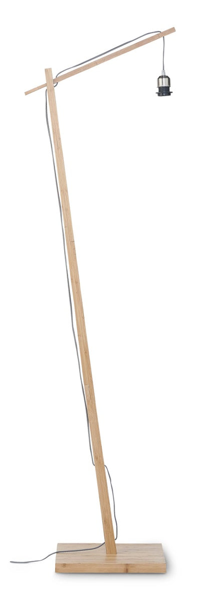 Lampadaire Madeira Rotin et Bambou Naturel 176 cm