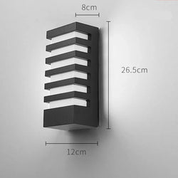 Applique Murale LED Aluminium Rayé Moderne