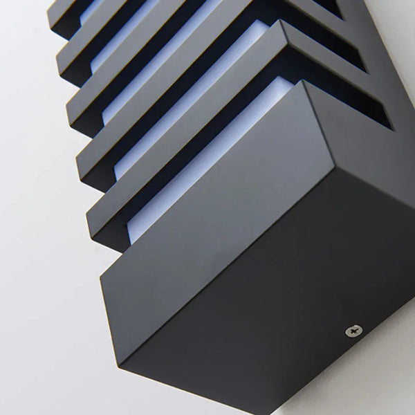 Applique Murale LED Aluminium Rayé Moderne