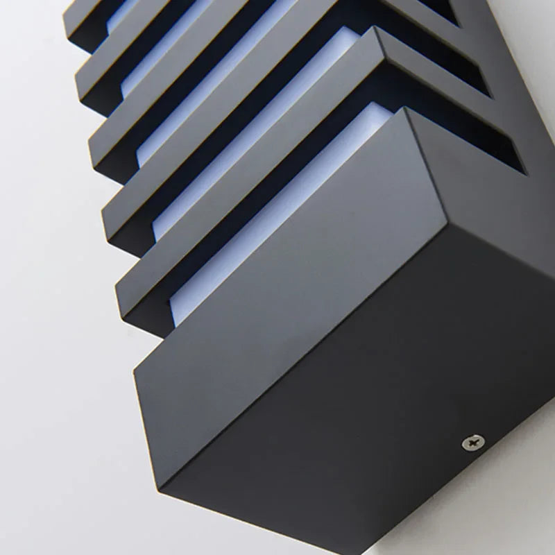 Applique Murale LED Aluminium Rayé Moderne