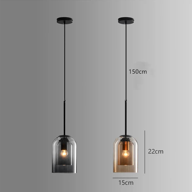 Suspension Verre Double Nordique