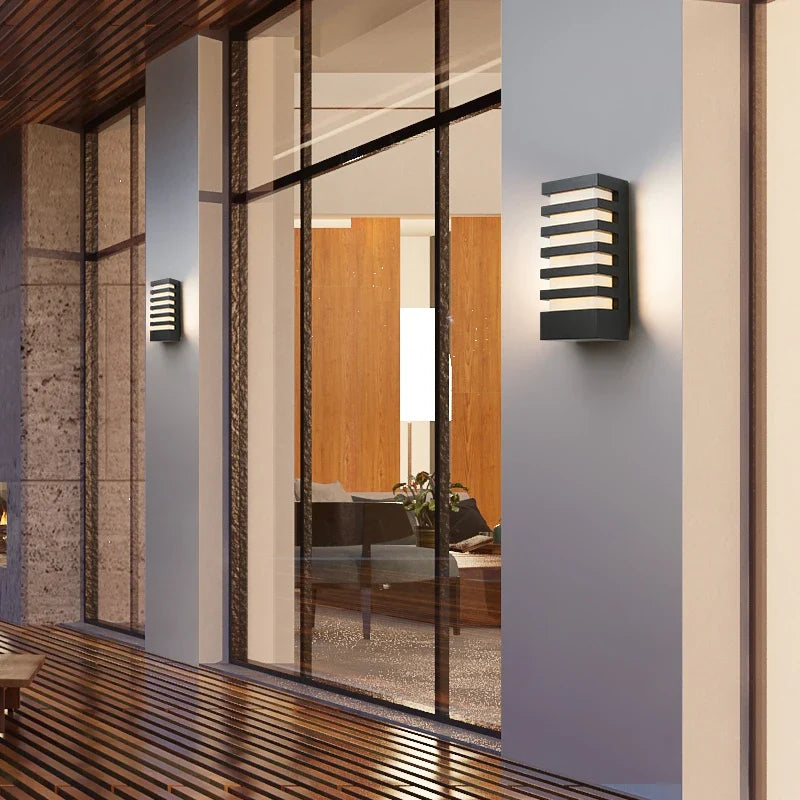 Applique Murale LED Aluminium Rayé Moderne