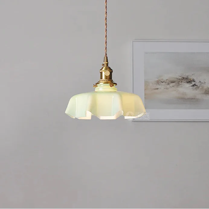 Suspension Nordique Fleur en Verre