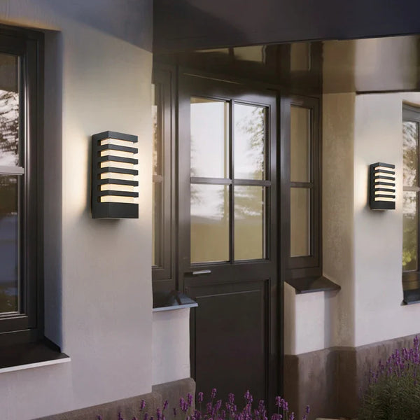 Applique Murale LED Aluminium Rayé Moderne
