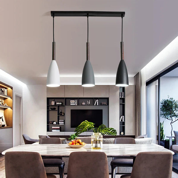 Suspension Triple Aluminium Nordique Minimaliste