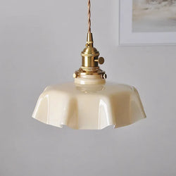 Suspension Nordique Fleur en Verre