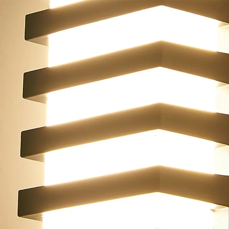 Applique Murale LED Aluminium Rayé Moderne