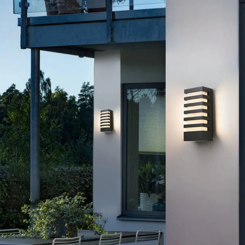 Applique Murale LED Aluminium Rayé Moderne