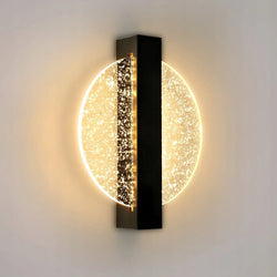 Applique Murale Disque Transparent Moderne