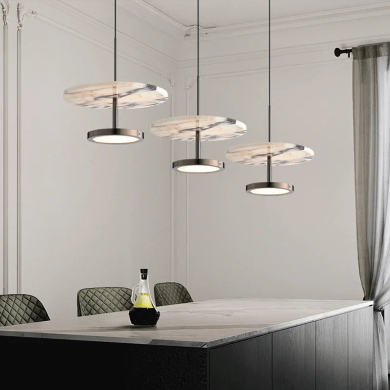 Suspension Marbre Naturel LED Design