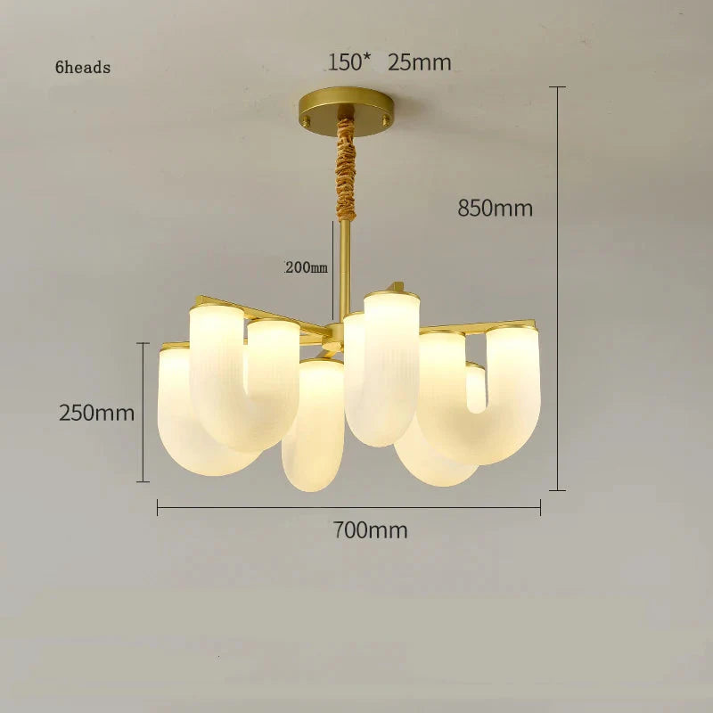 Lustre Nordique Design Forme U