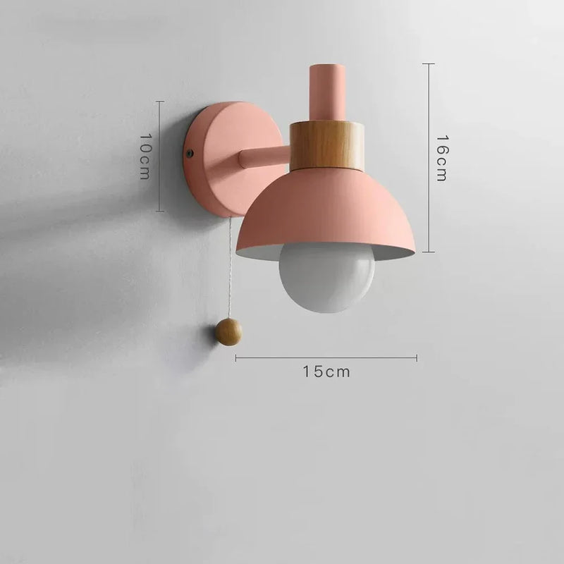 Applique Murale LED Macaron Colorée