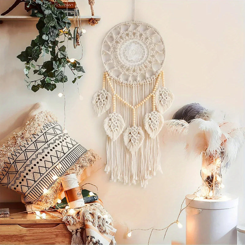 Attrape-Rêve Bohème Macramé Tissé Main