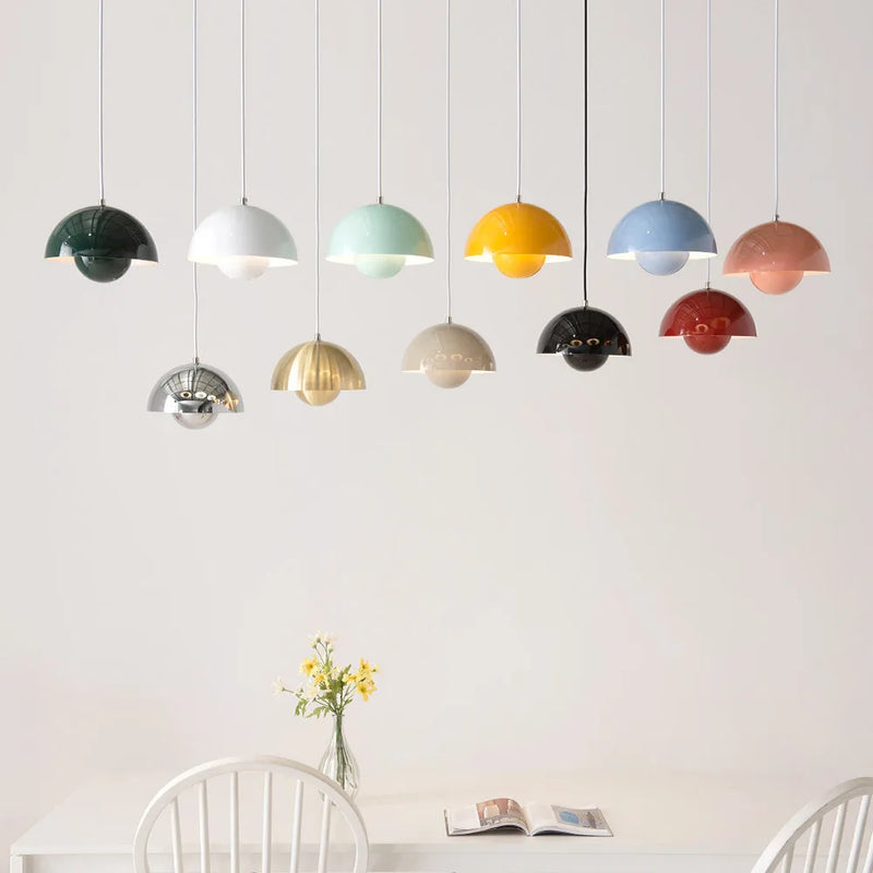 Suspension Champignon Nordique Colorée