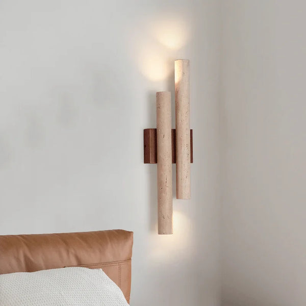 Applique Murale Double Pierre Naturelle