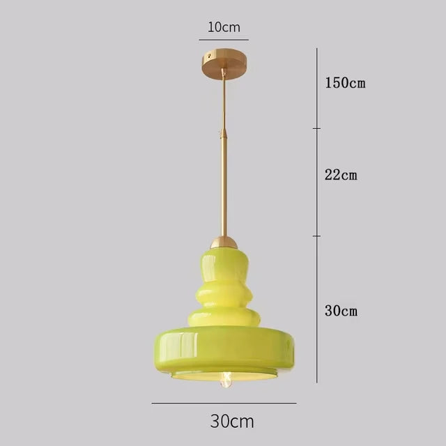 Suspension Nordique Forme Créative Verre