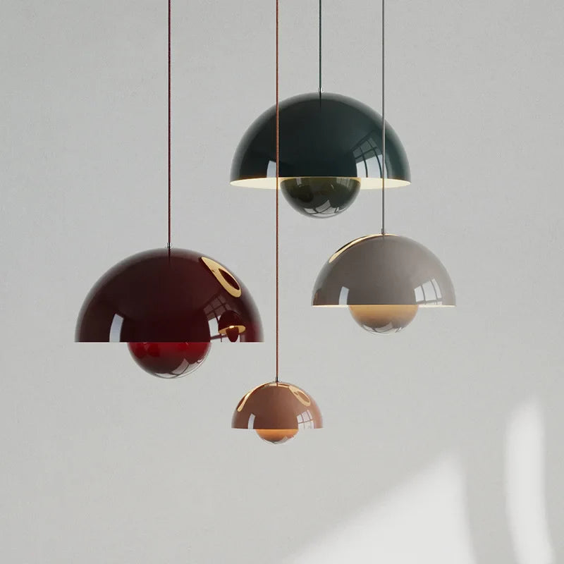 Suspension Champignon Nordique Colorée
