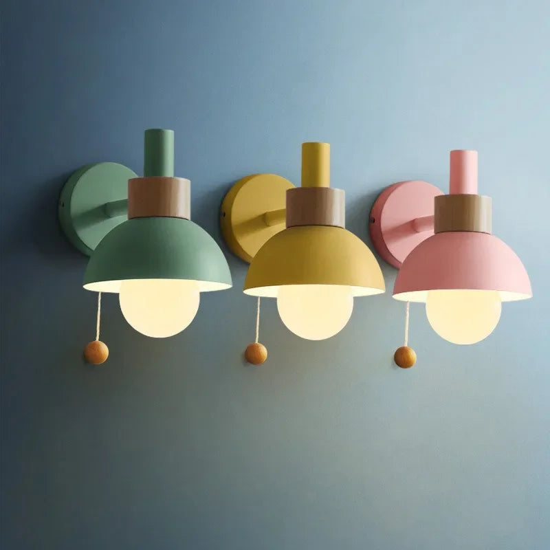 Applique Murale LED Macaron Colorée