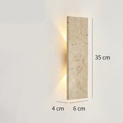 Applique Murale Rectangle Pierre Moderne