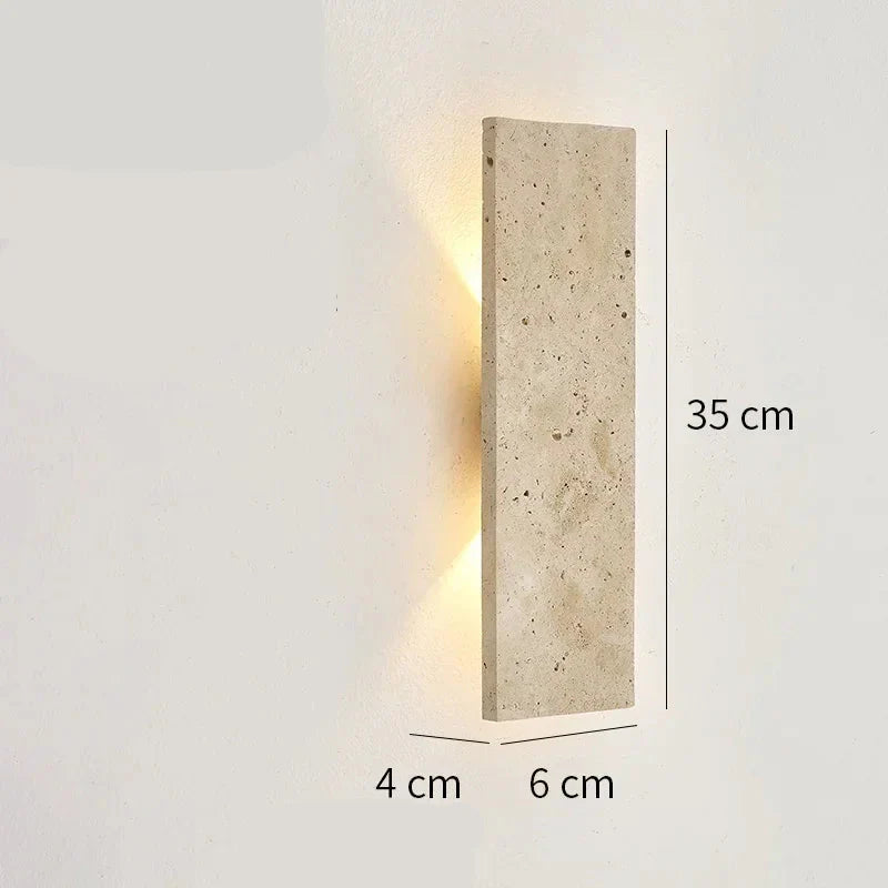 Applique Murale Rectangle Pierre Moderne