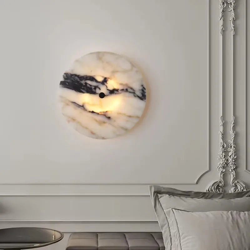Applique Murale Circulaire Marbre Naturel