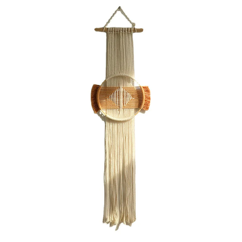 Macramé Rond Suspendu Bohème Coton