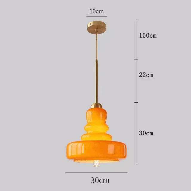 Suspension Nordique Forme Créative Verre