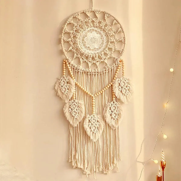 Attrape-Rêve Bohème Macramé Tissé Main