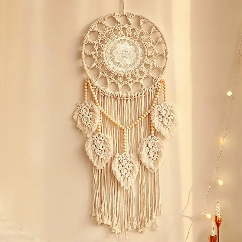 Attrape-Rêve Bohème Macramé Tissé Main
