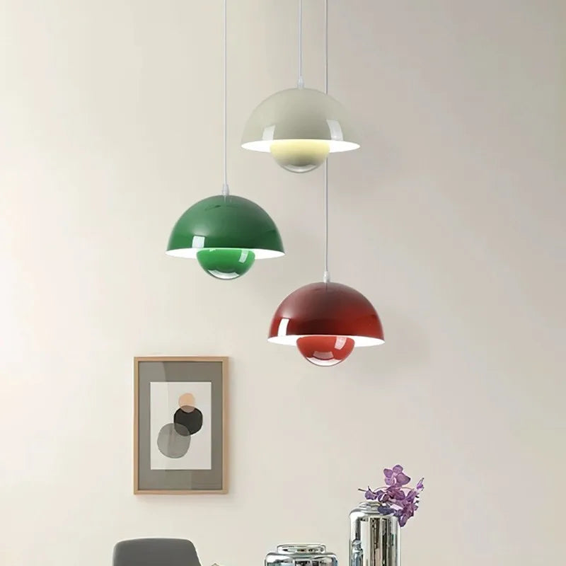 Suspension Champignon Nordique Colorée