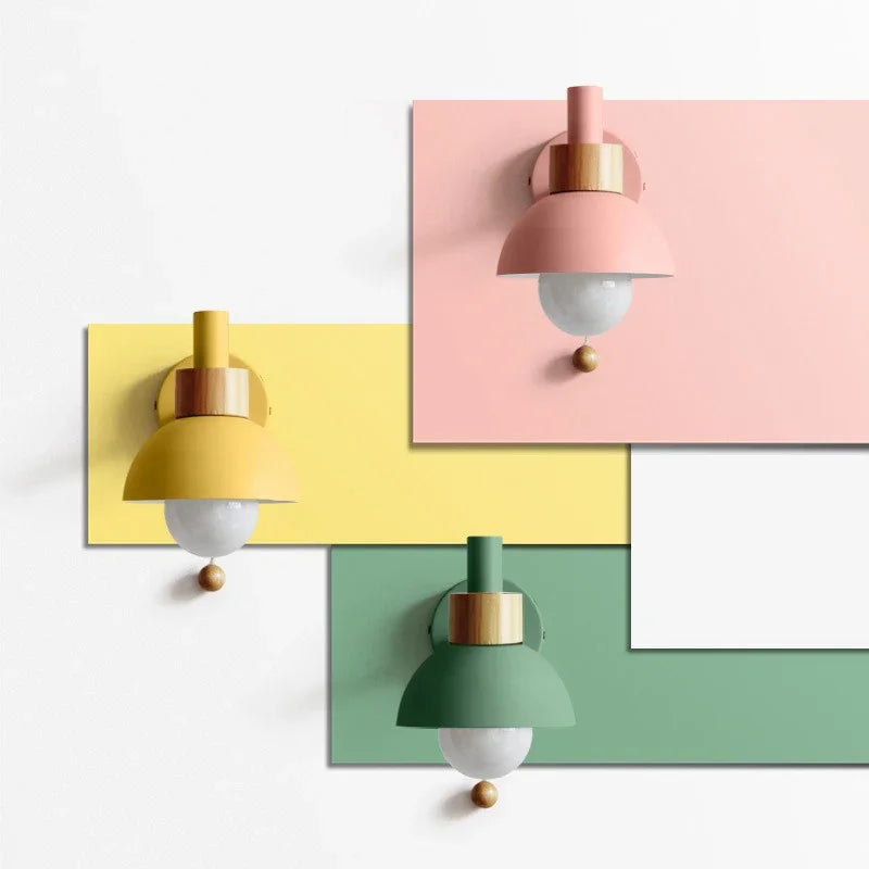 Applique Murale LED Macaron Colorée