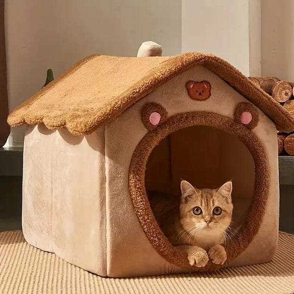 Maison Chat Pliable Lavable Confort